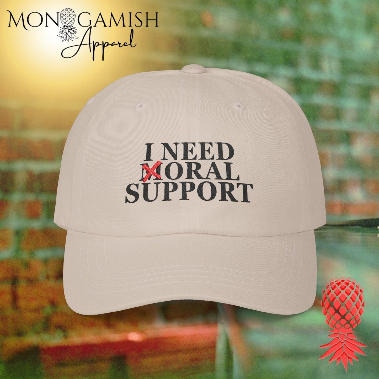 Oral Support Embroidered Hat