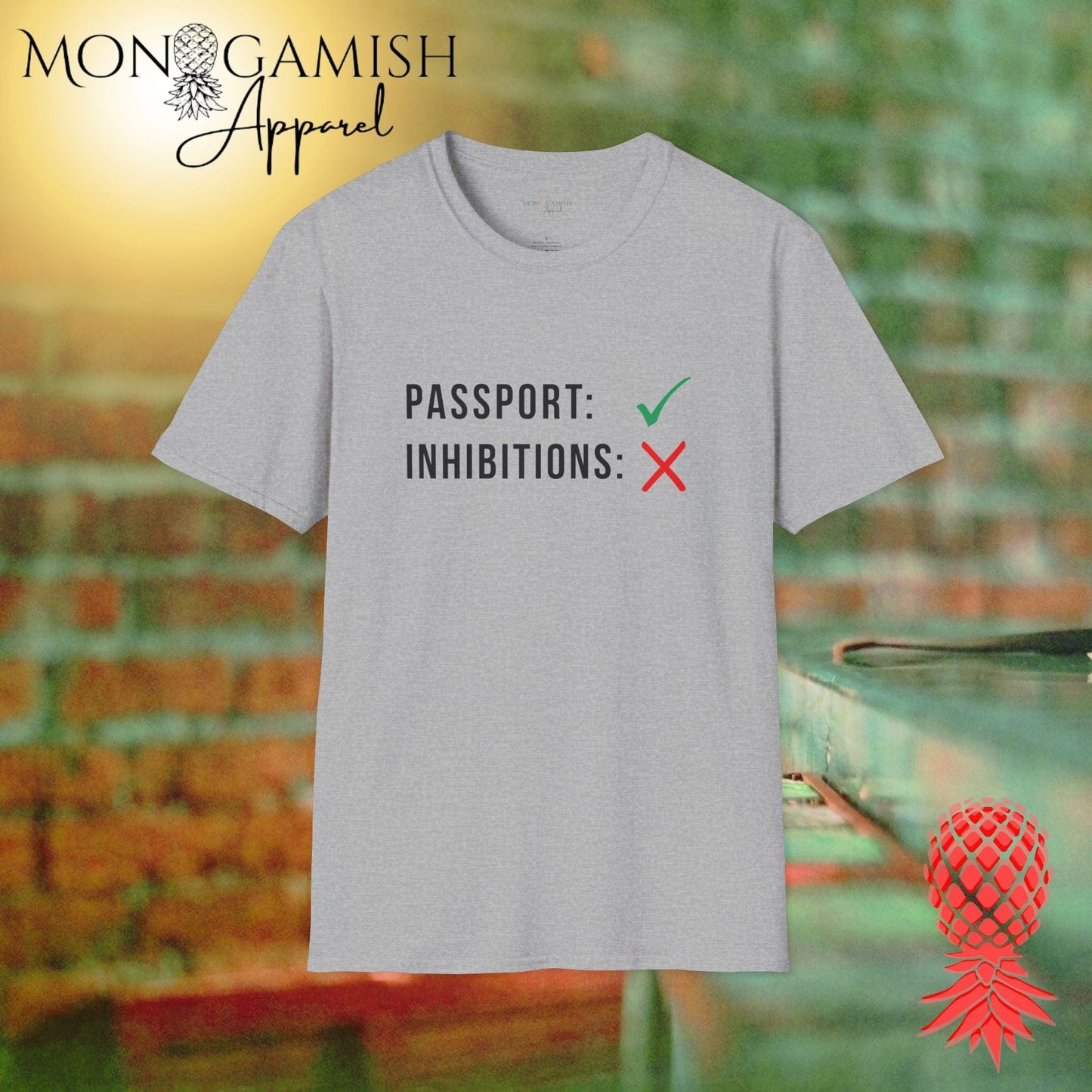 Passport without Inhibitions Unisex Tee