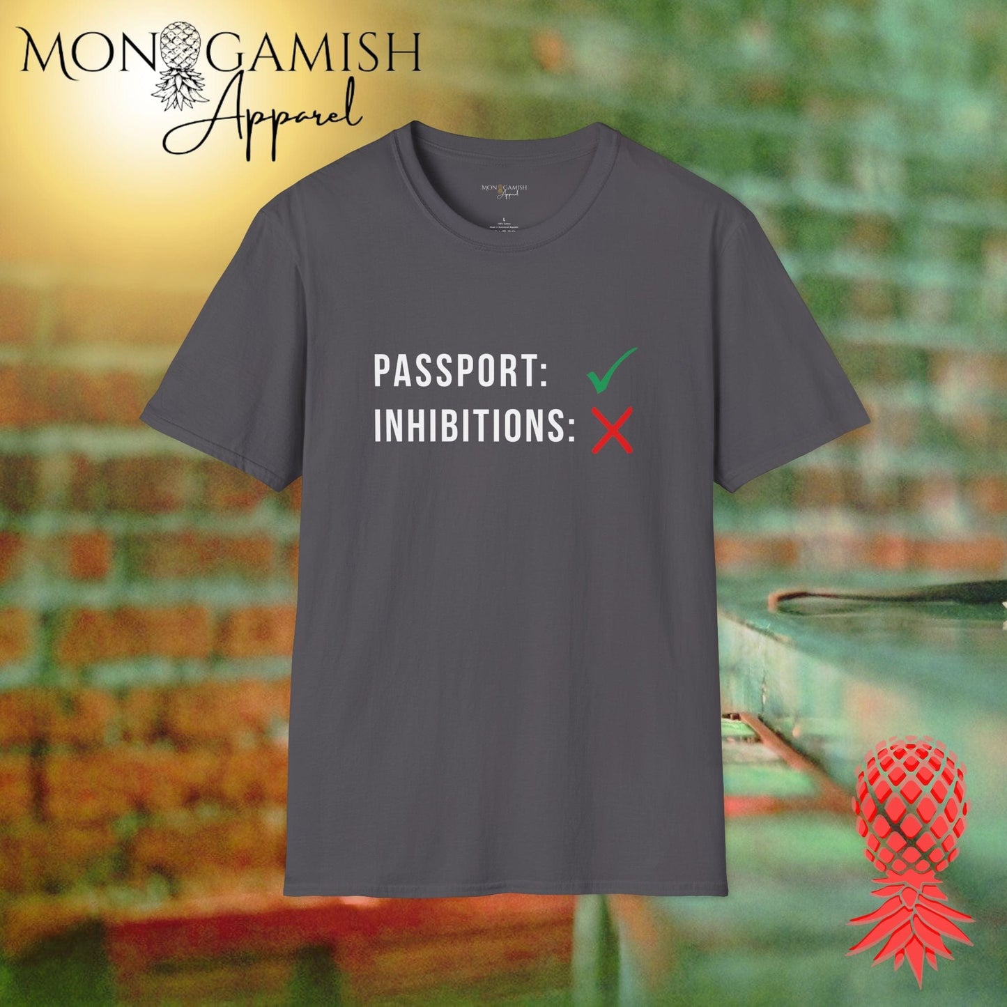 Passport without Inhibitions Unisex Tee