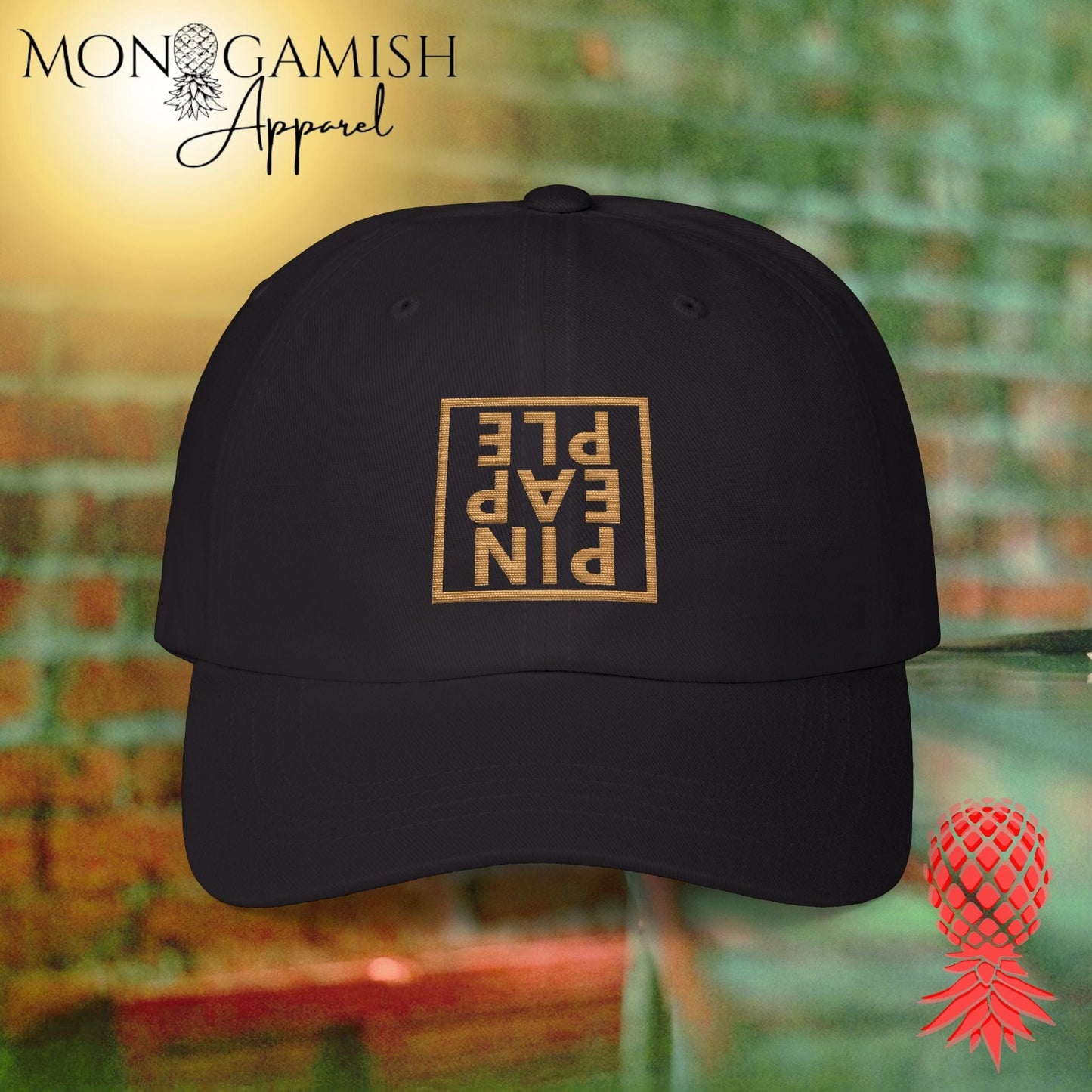 Upside Down Embroidered Hat