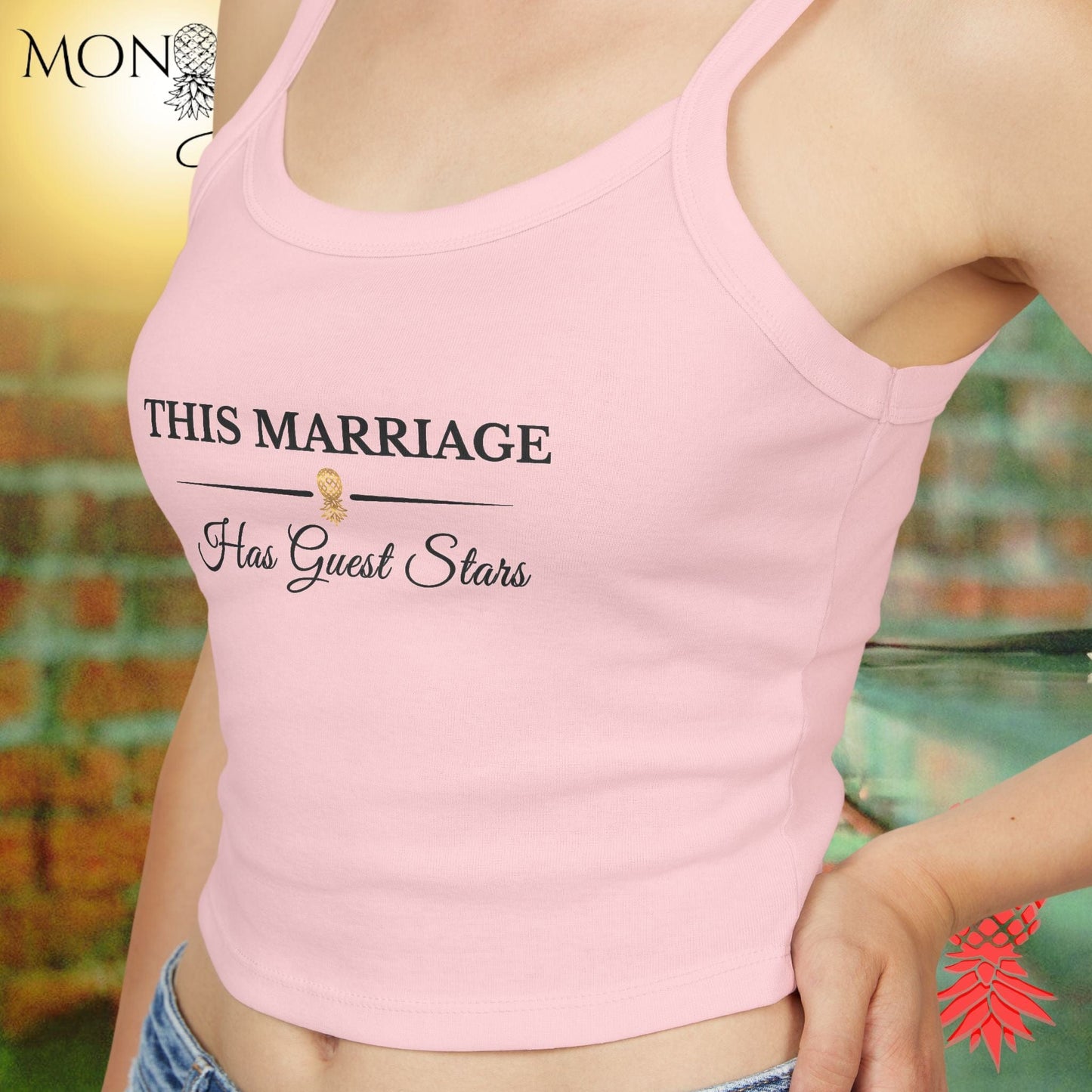 Marriage with Guest Stars Ladies Crop Tank