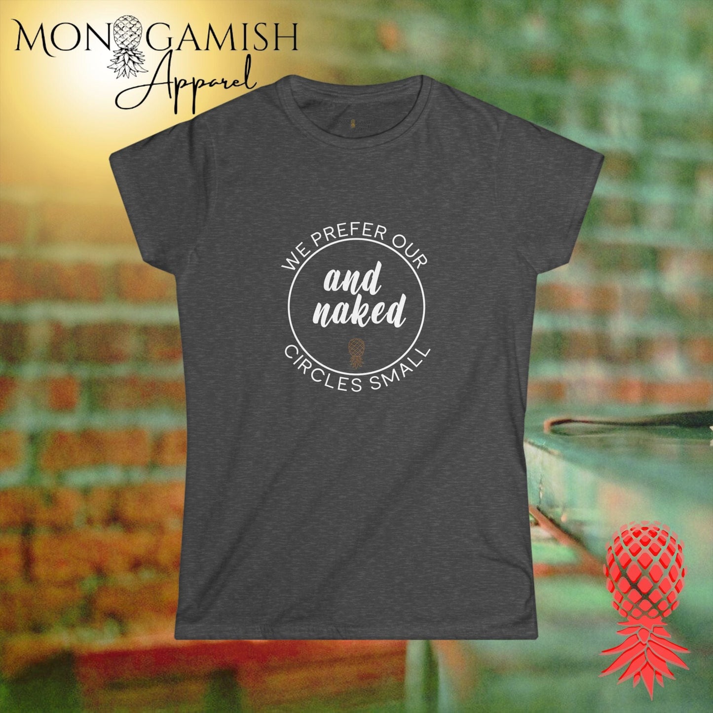 Small... But Naked Circles Women's Tee