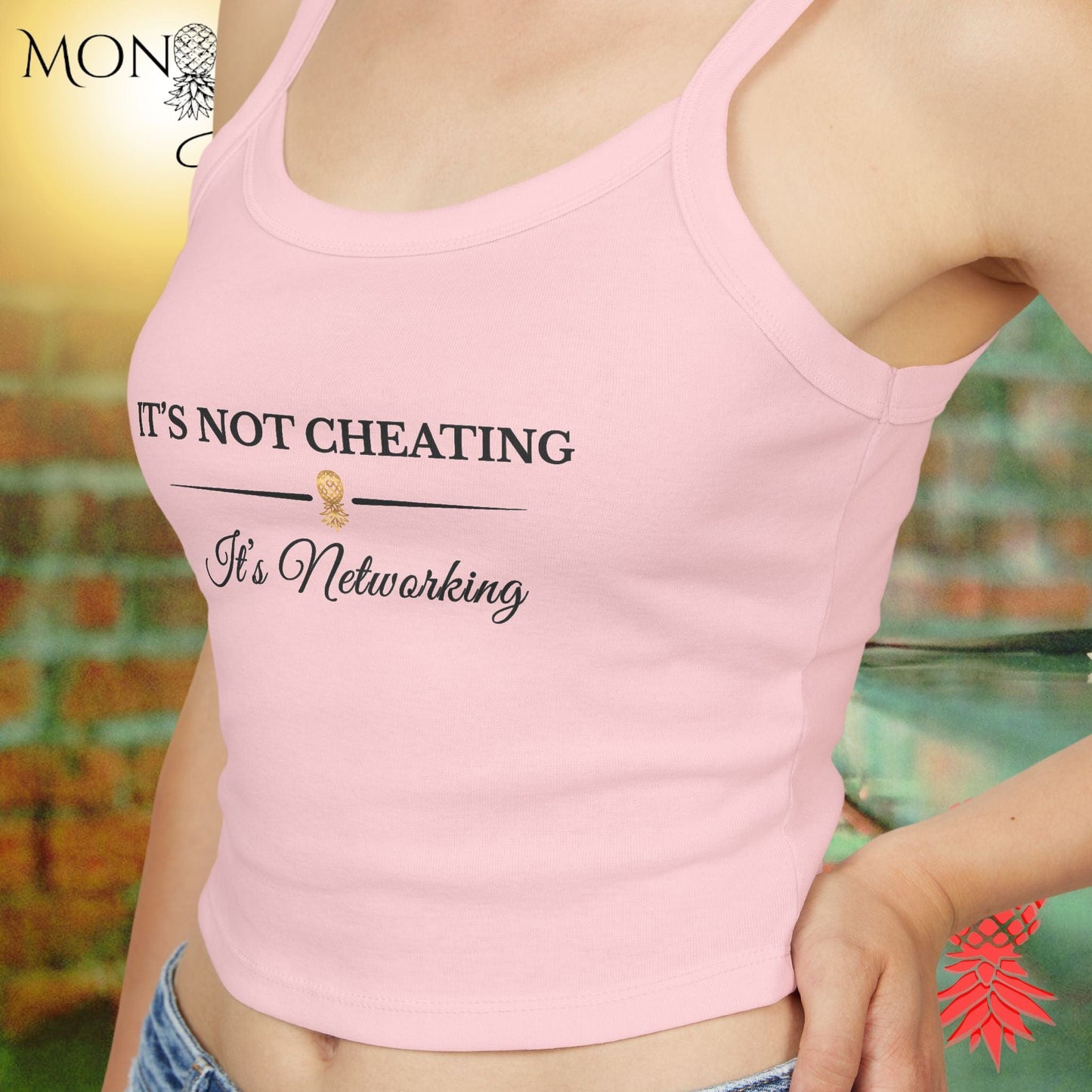 We love to Network Ladies Crop Tank