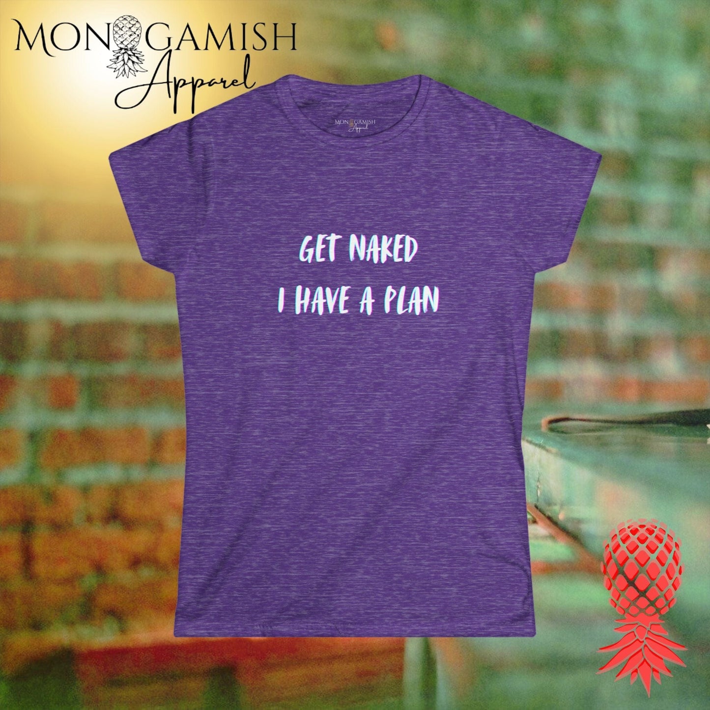 Get Naked, I Have a Plan Women's Tee