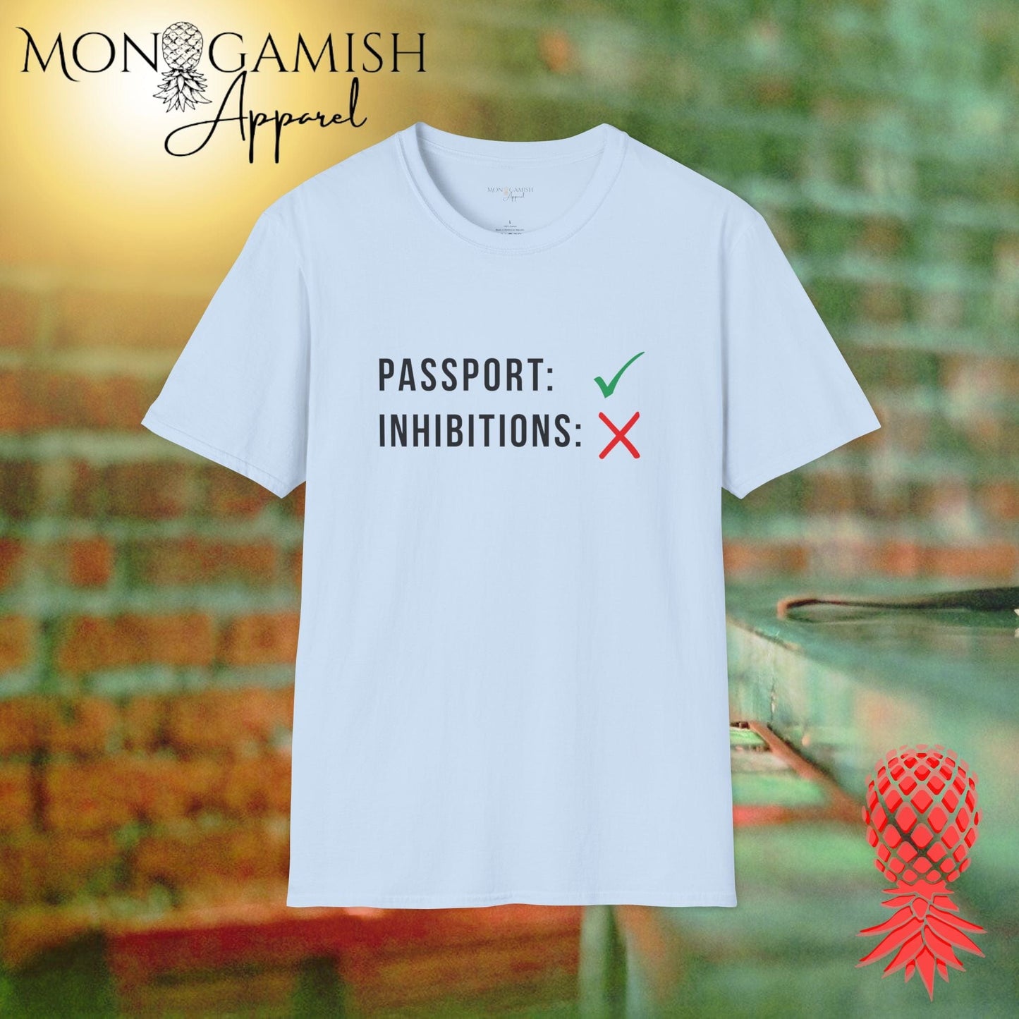 Passport without Inhibitions Unisex Tee