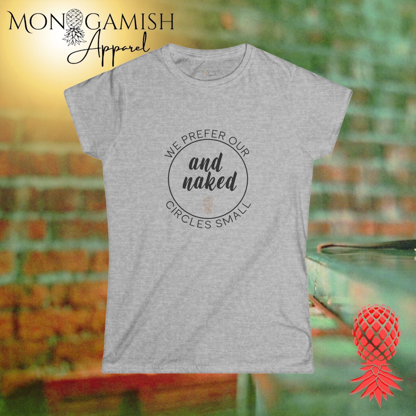 Small... But Naked Circles Women's Tee