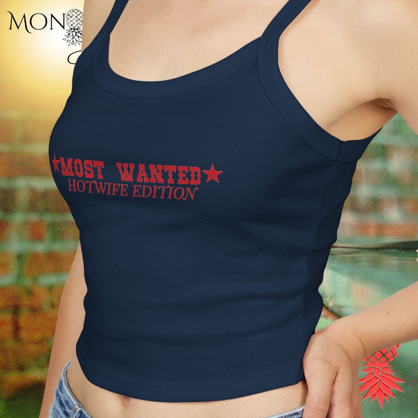 Most Wanted Hotwife Ladies Crop Tank