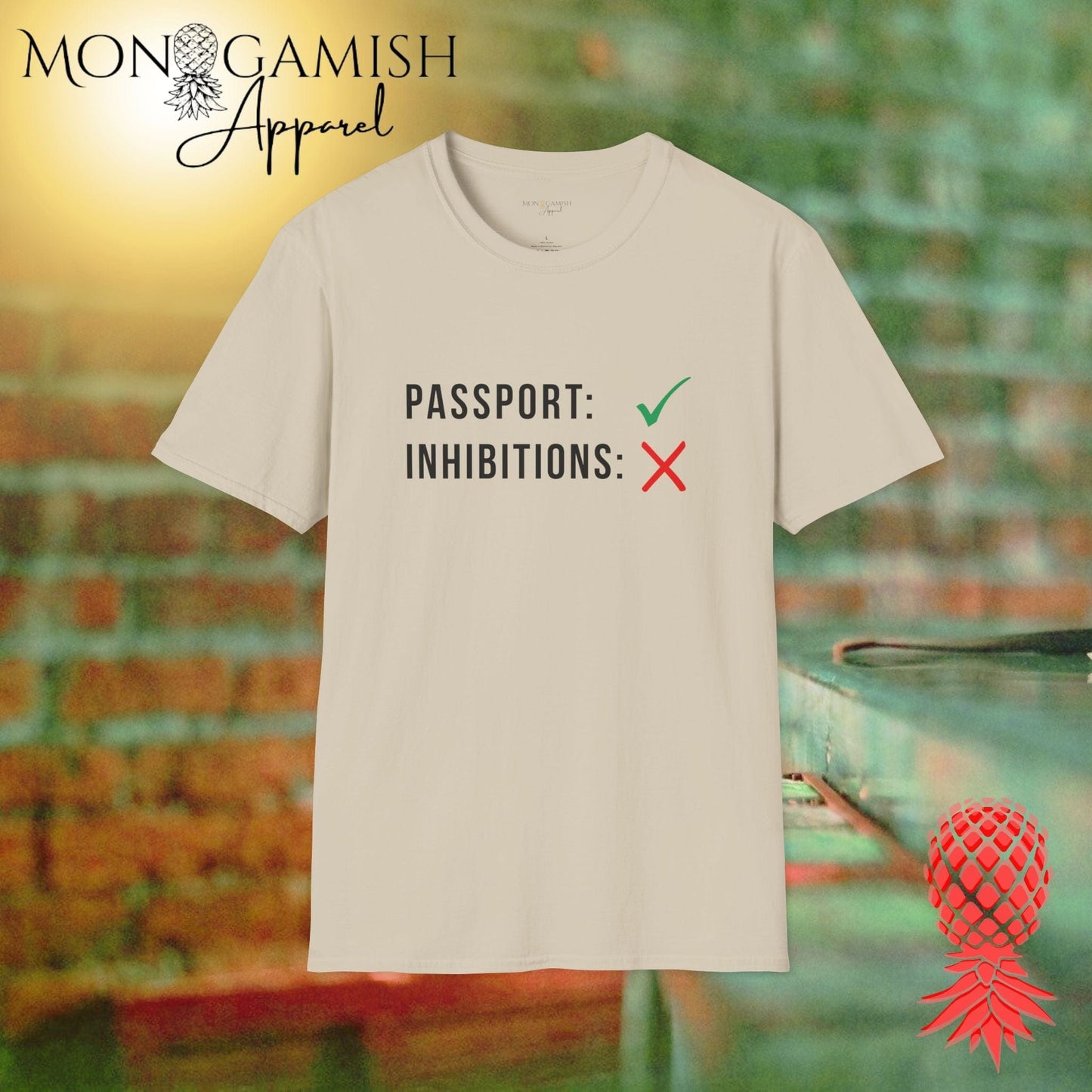 Passport without Inhibitions Unisex Tee