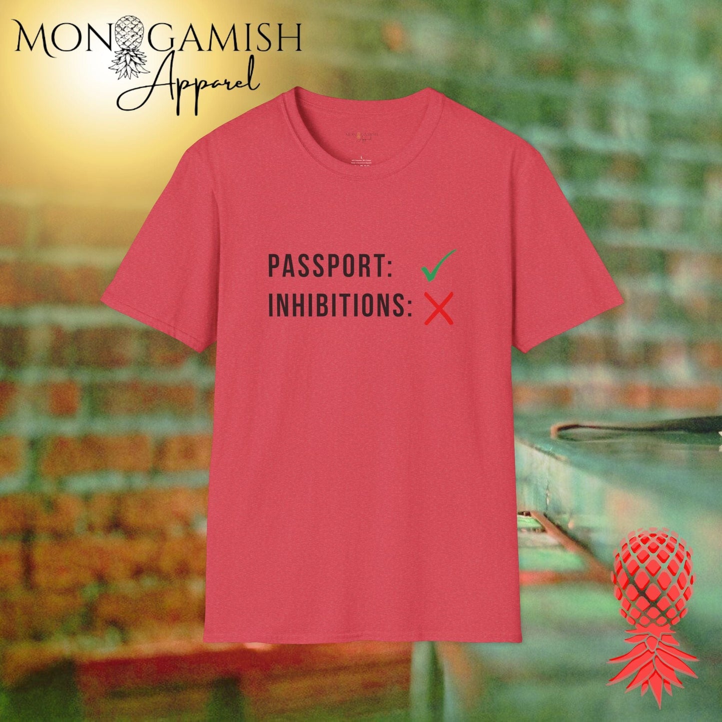 Passport without Inhibitions Unisex Tee