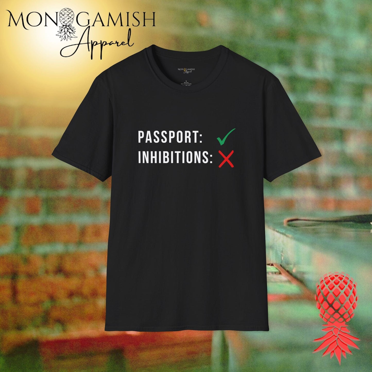 Passport without Inhibitions Unisex Tee