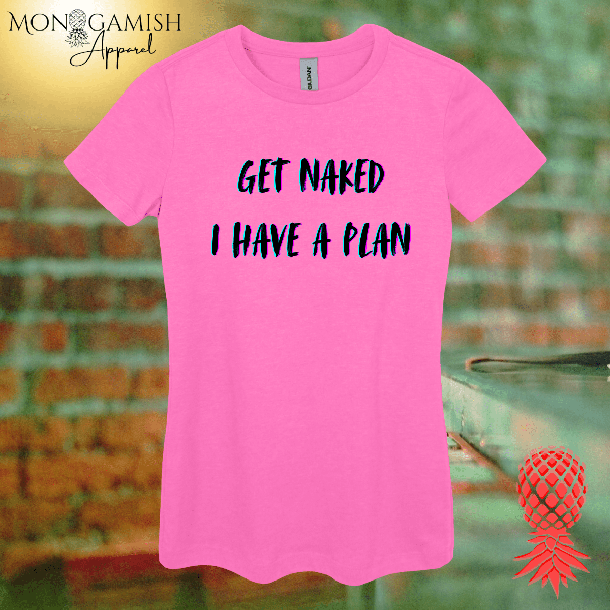 Get Naked, I Have a Plan Women's Tee