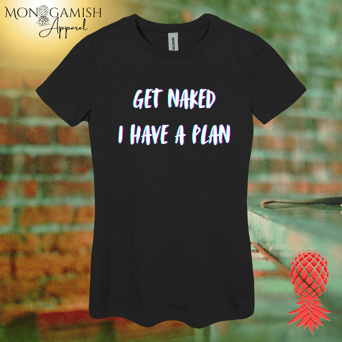 Get Naked, I Have a Plan Women's Tee