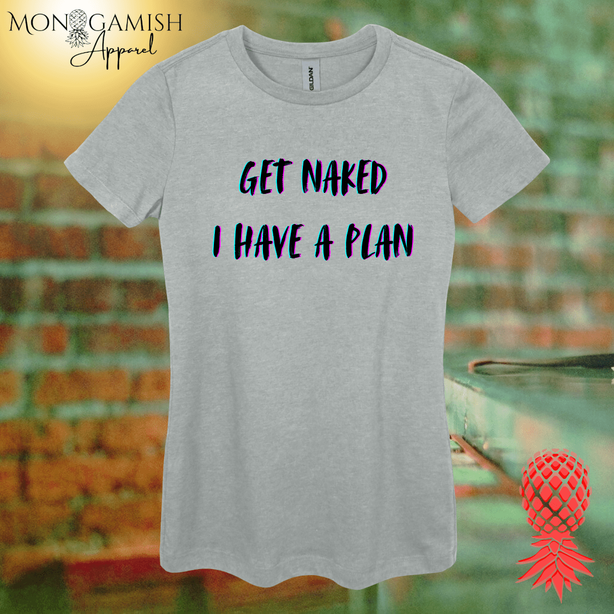 Get Naked, I Have a Plan Women's Tee