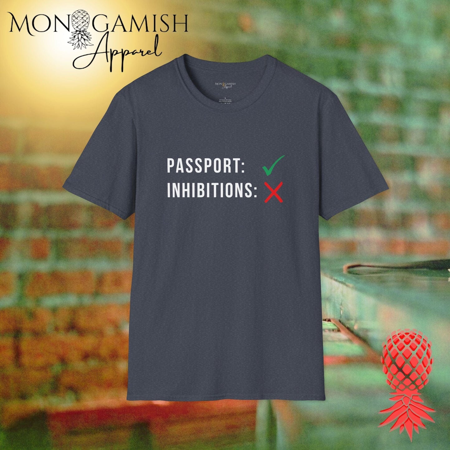 Passport without Inhibitions Unisex Tee