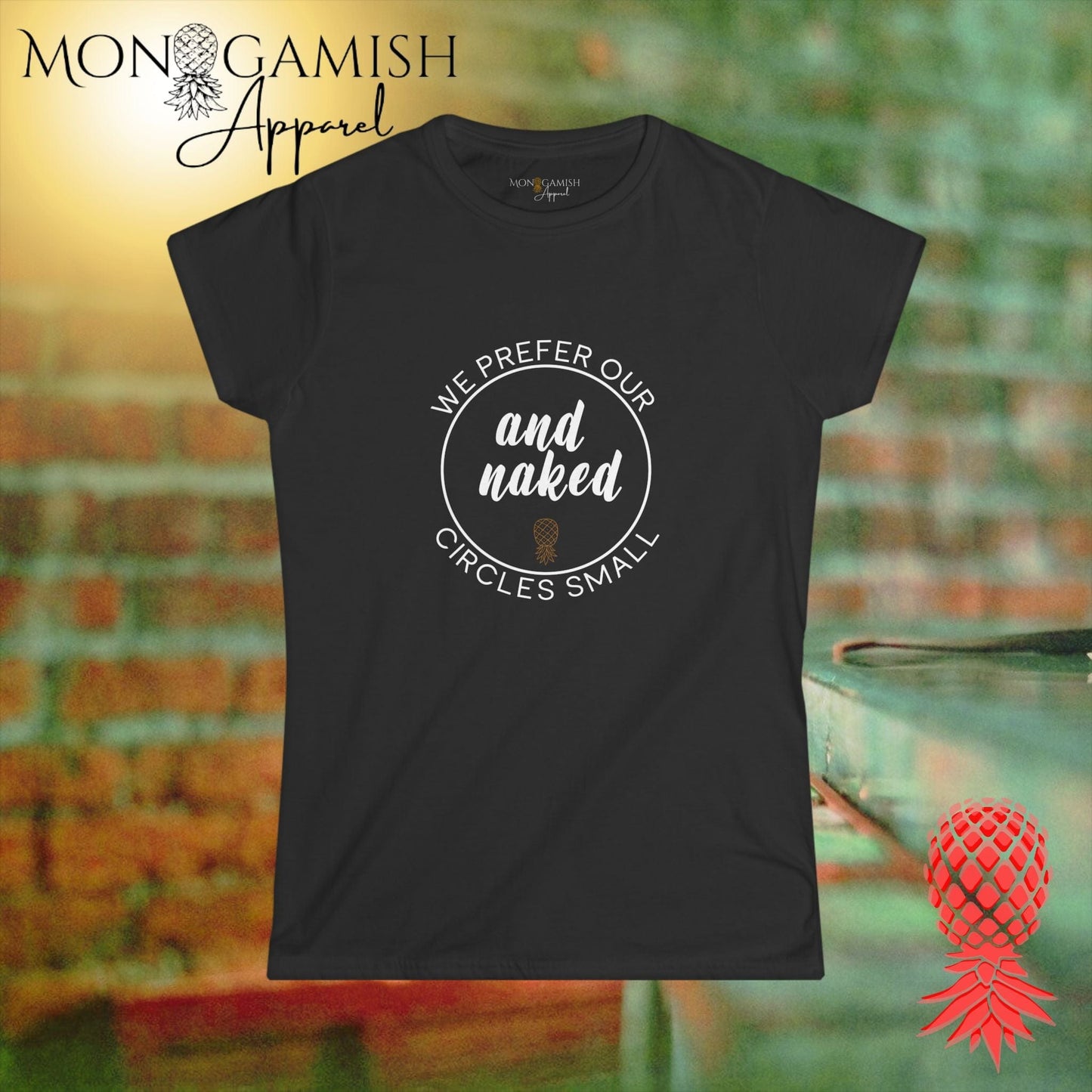 Small... But Naked Circles Women's Tee