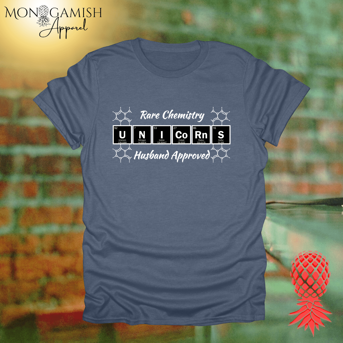Unicorn Chemistry Husband Approved Unisex Tee