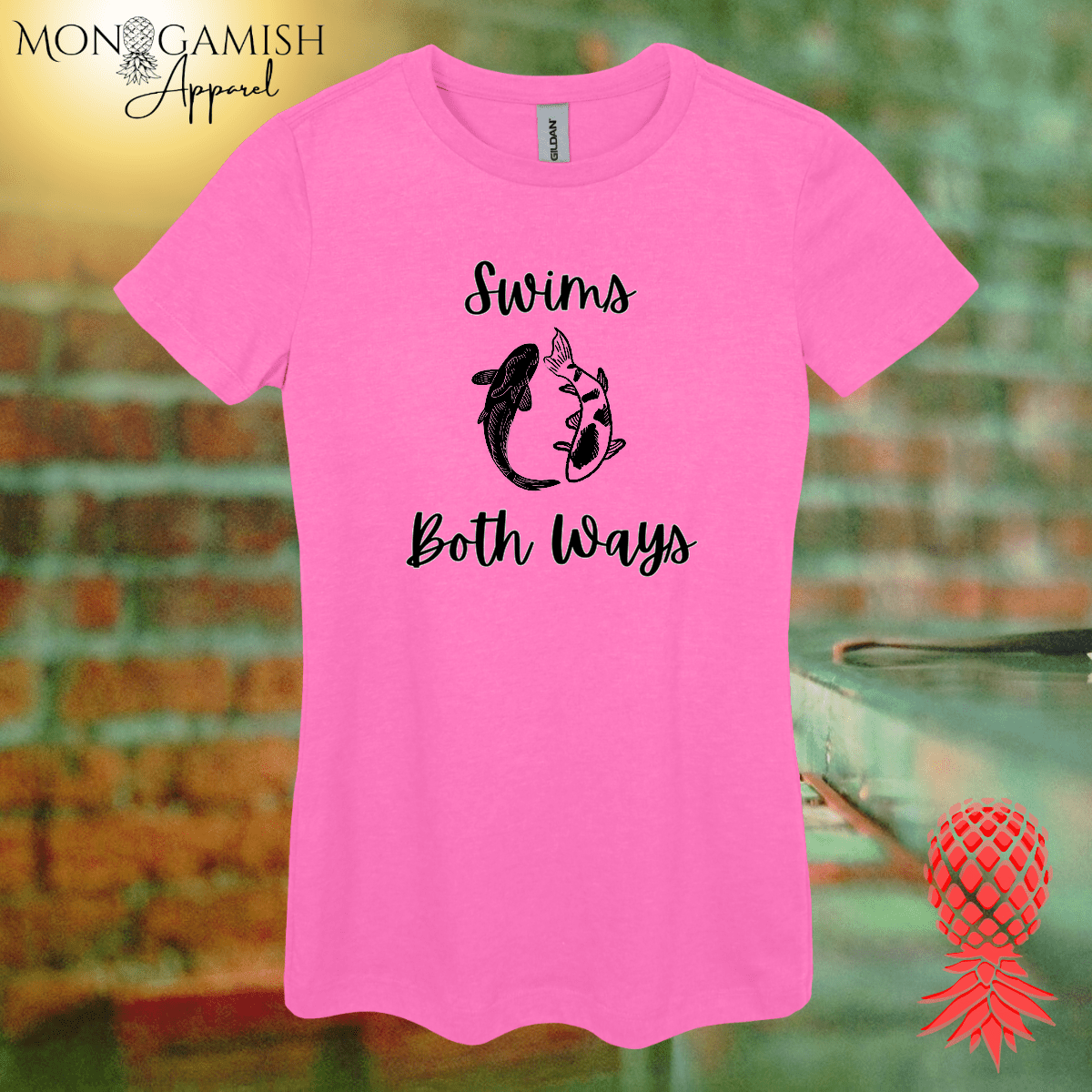 Swims Both Ways Woman's Tee