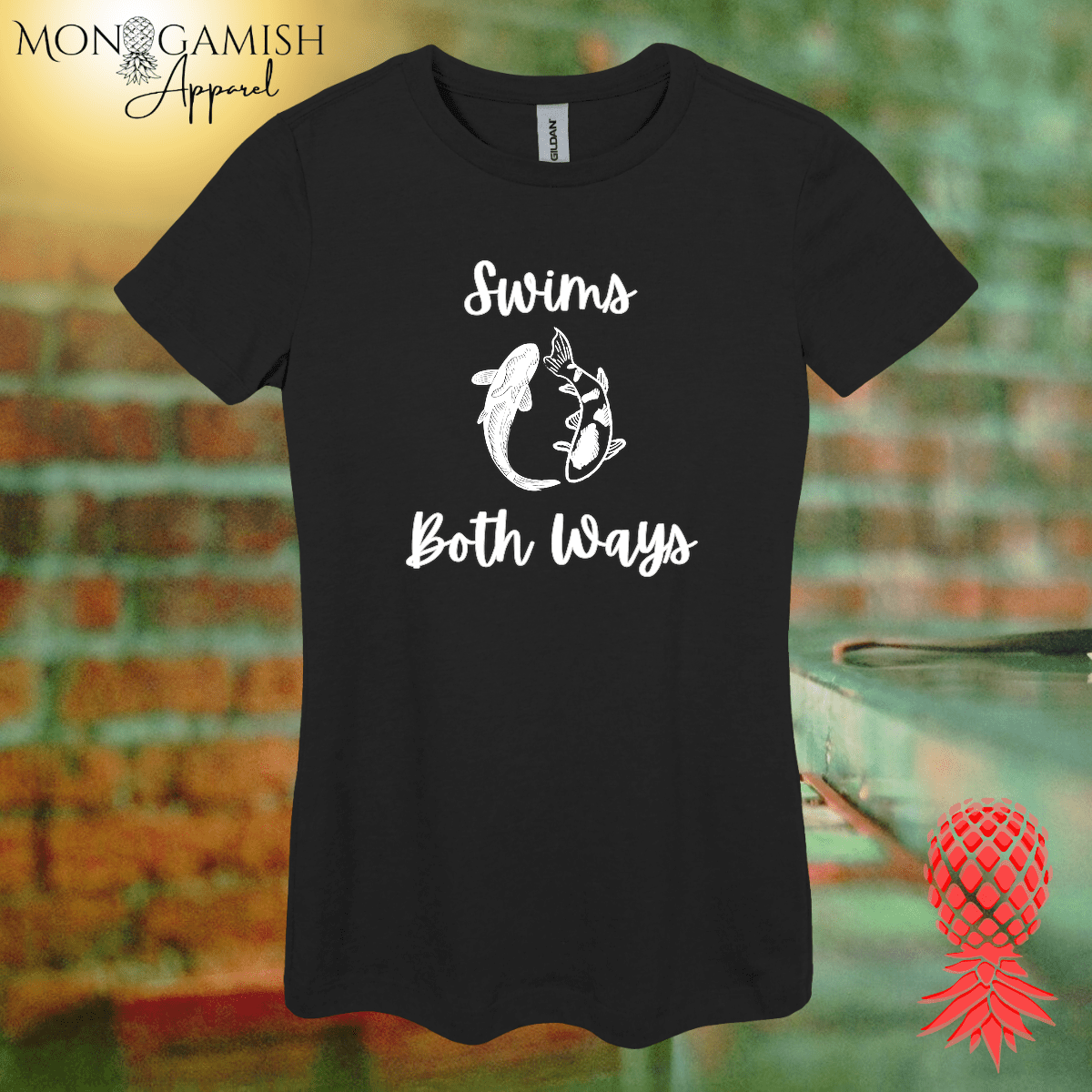 Swims Both Ways Woman's Tee