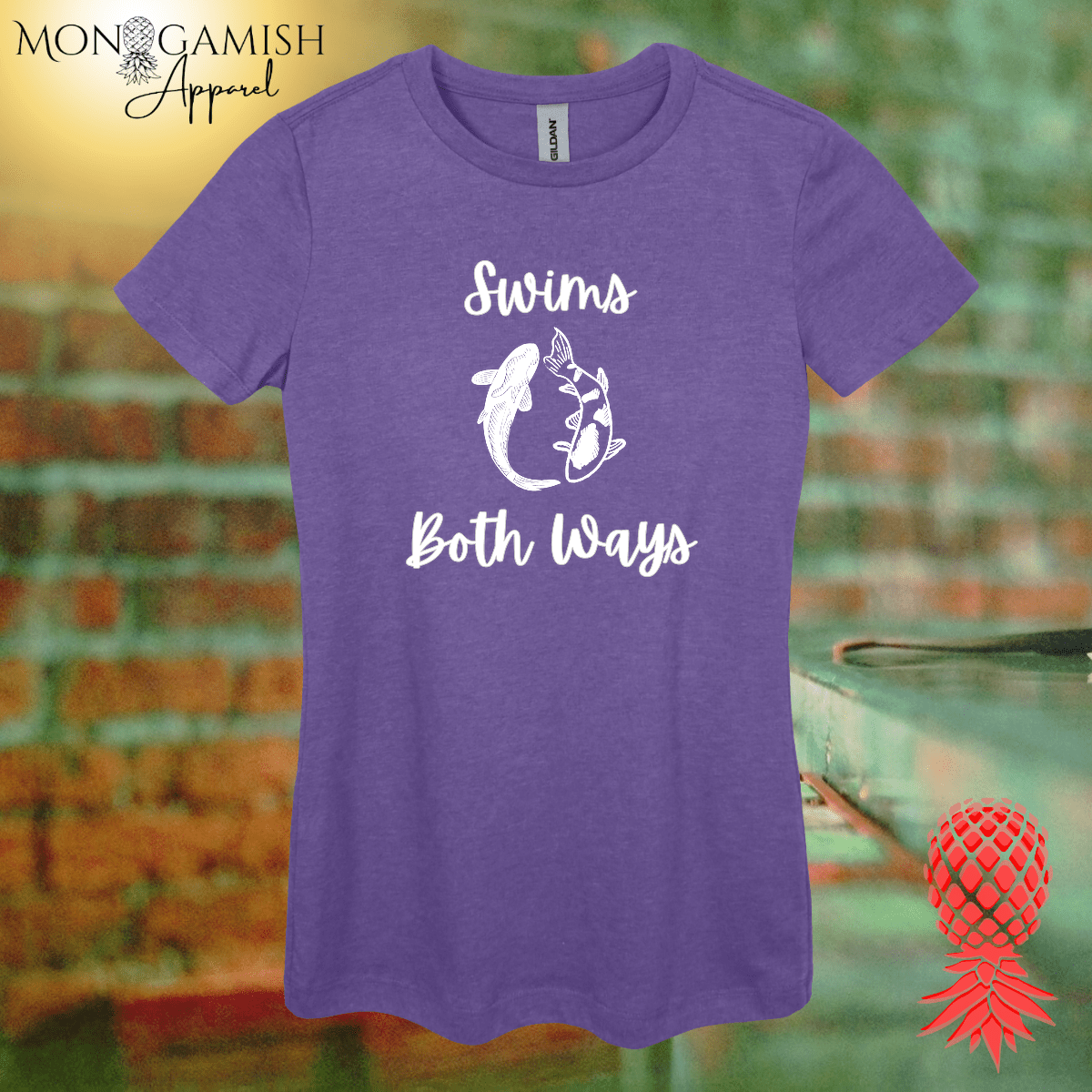 Swims Both Ways Woman's Tee
