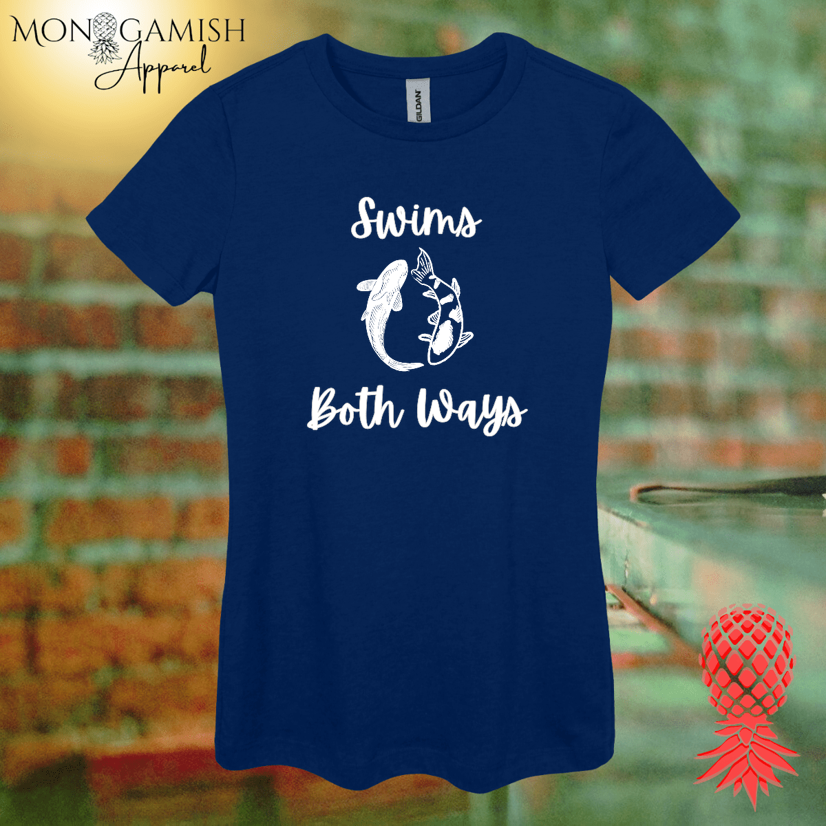 Swims Both Ways Woman's Tee