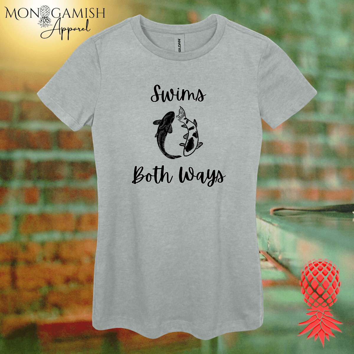 Swims Both Ways Woman's Tee