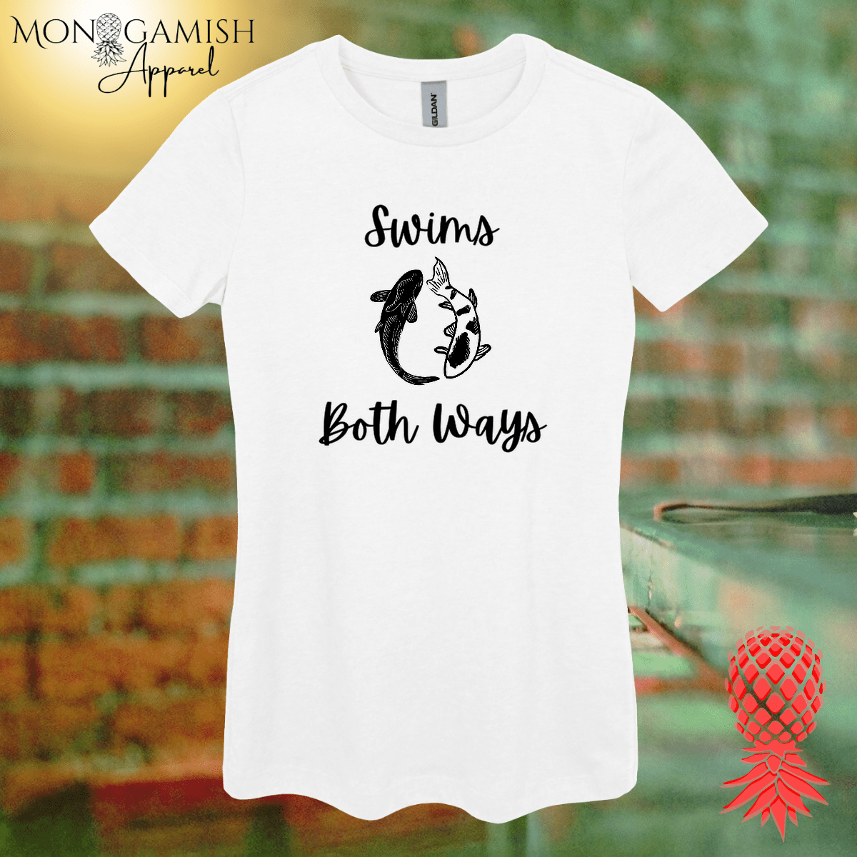 Swims Both Ways Woman's Tee