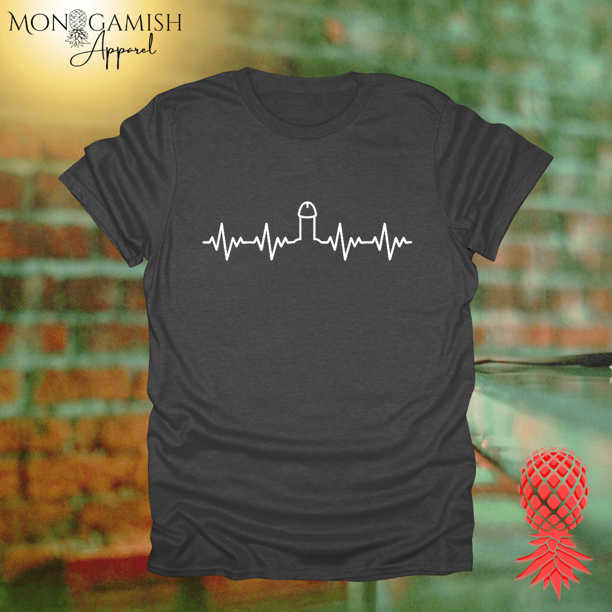 Heartbeat Hard On Unisex Tee