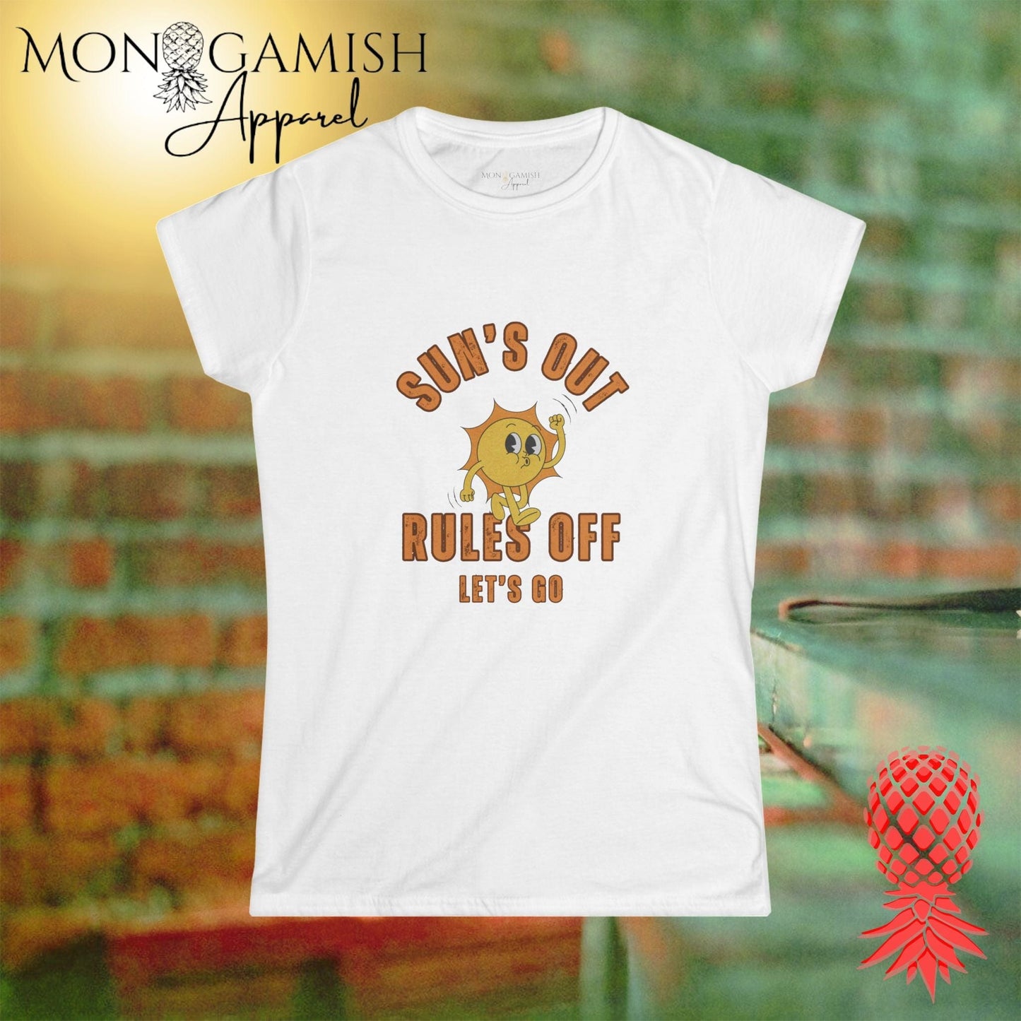 Sun's Out Rules Off Women's Tee
