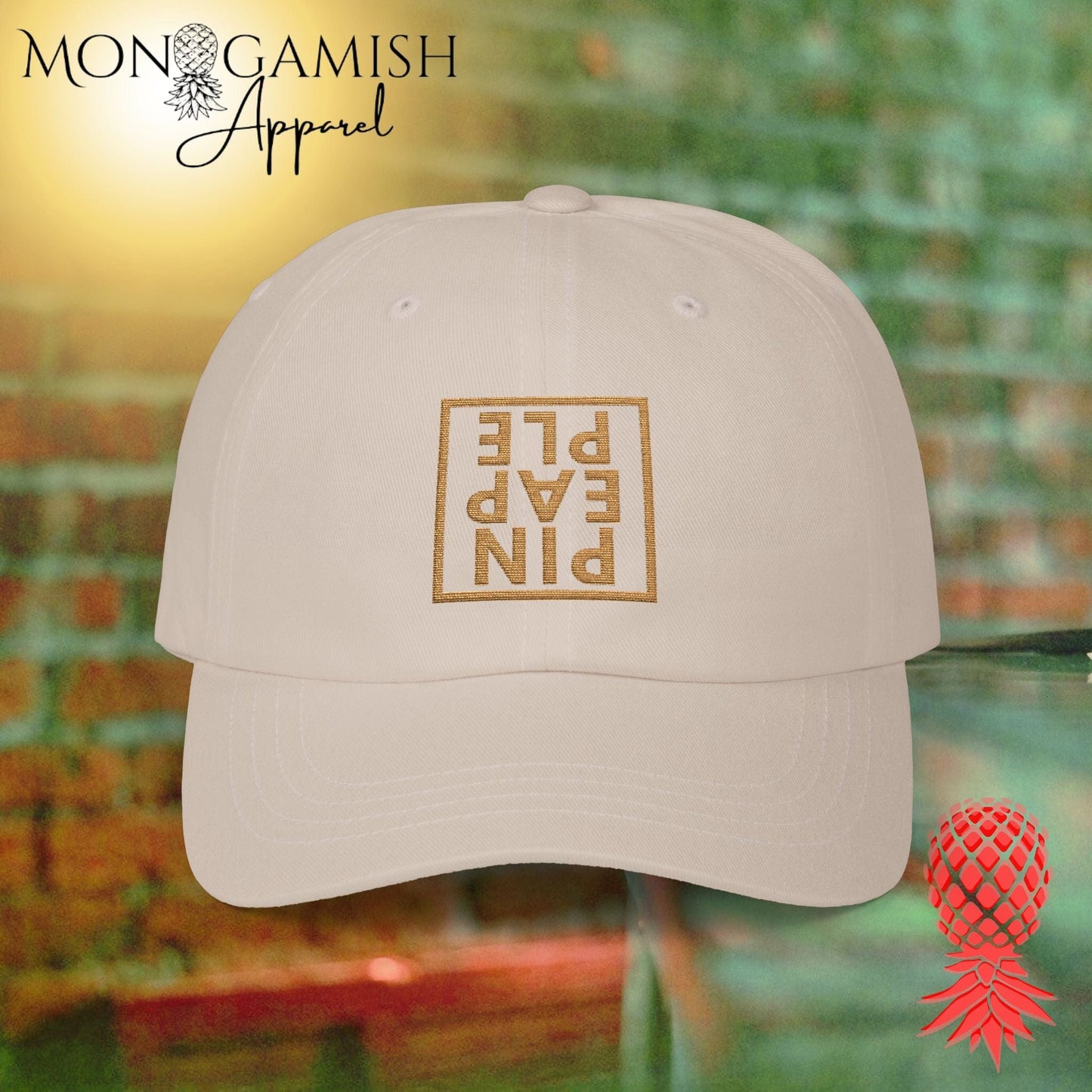 Upside Down Embroidered Hat