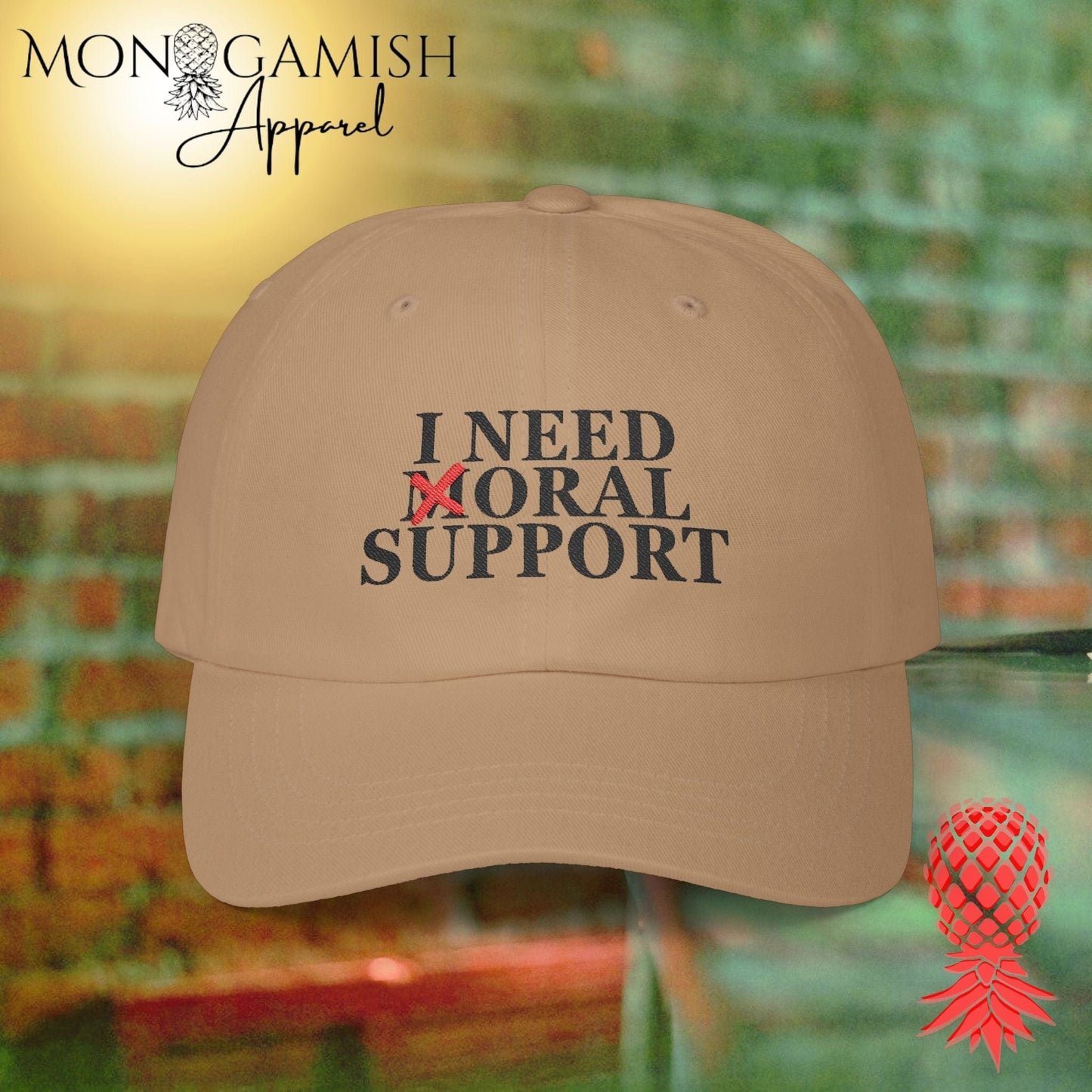Oral Support Embroidered Hat