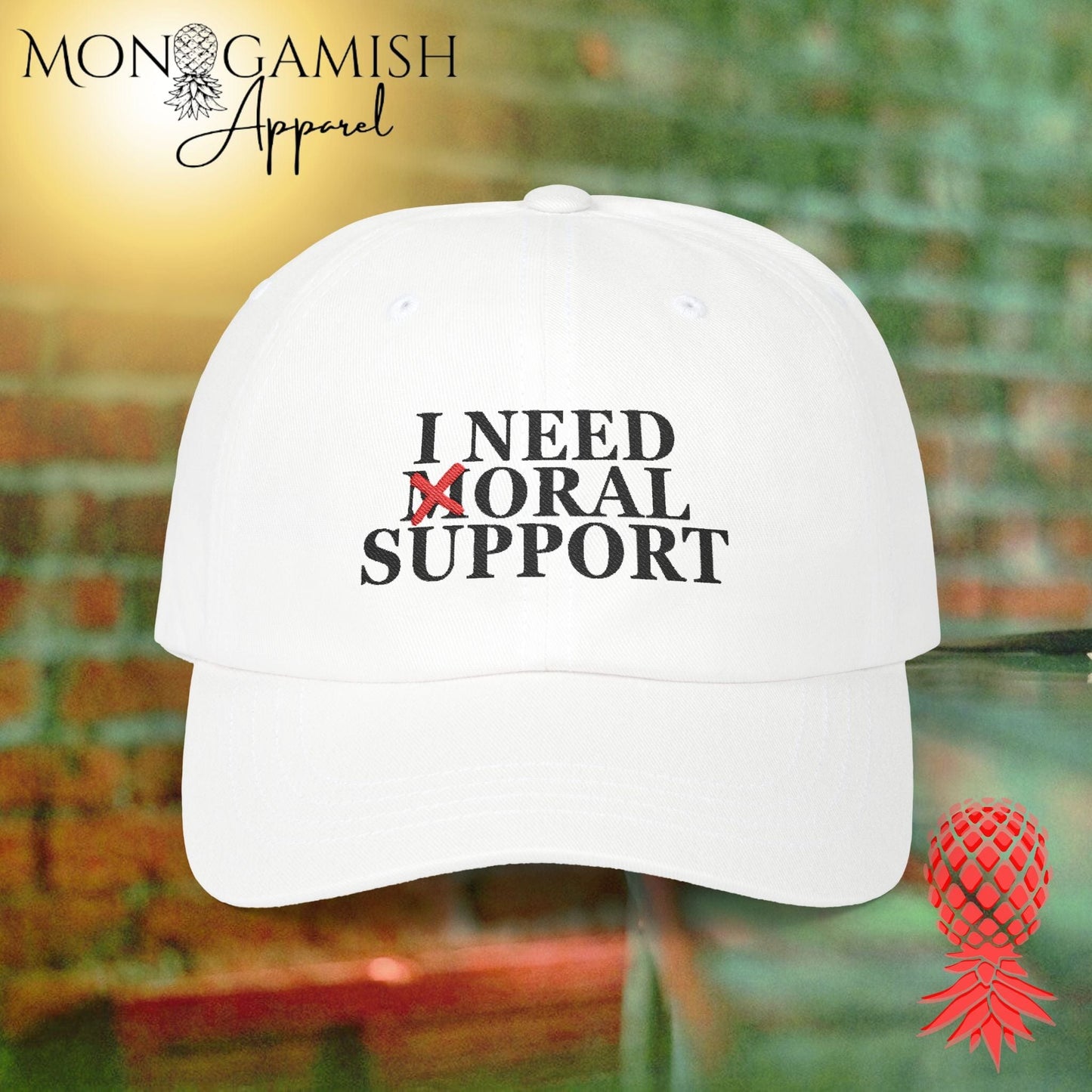 Oral Support Embroidered Hat
