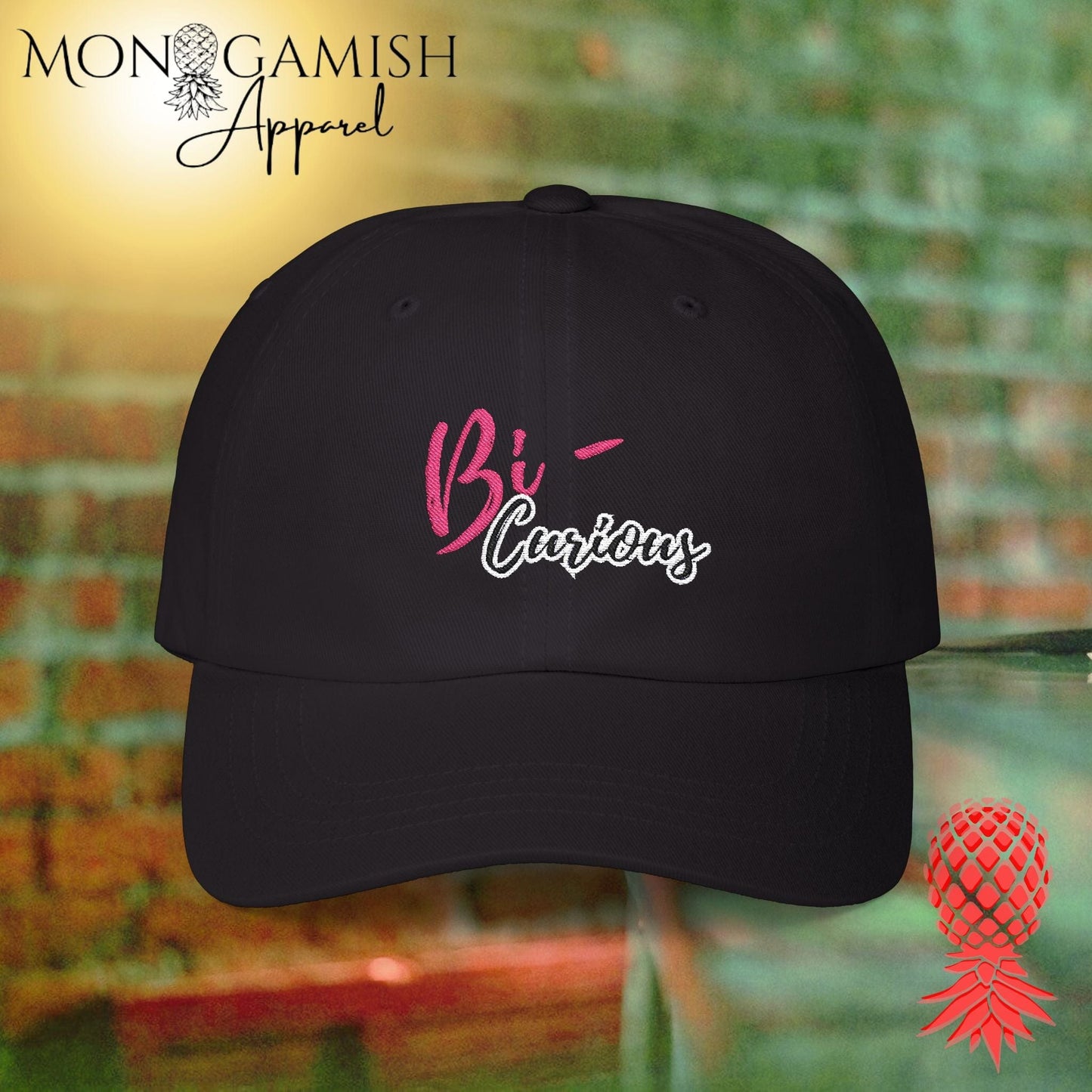 Bi-Curious Embroidered Hat