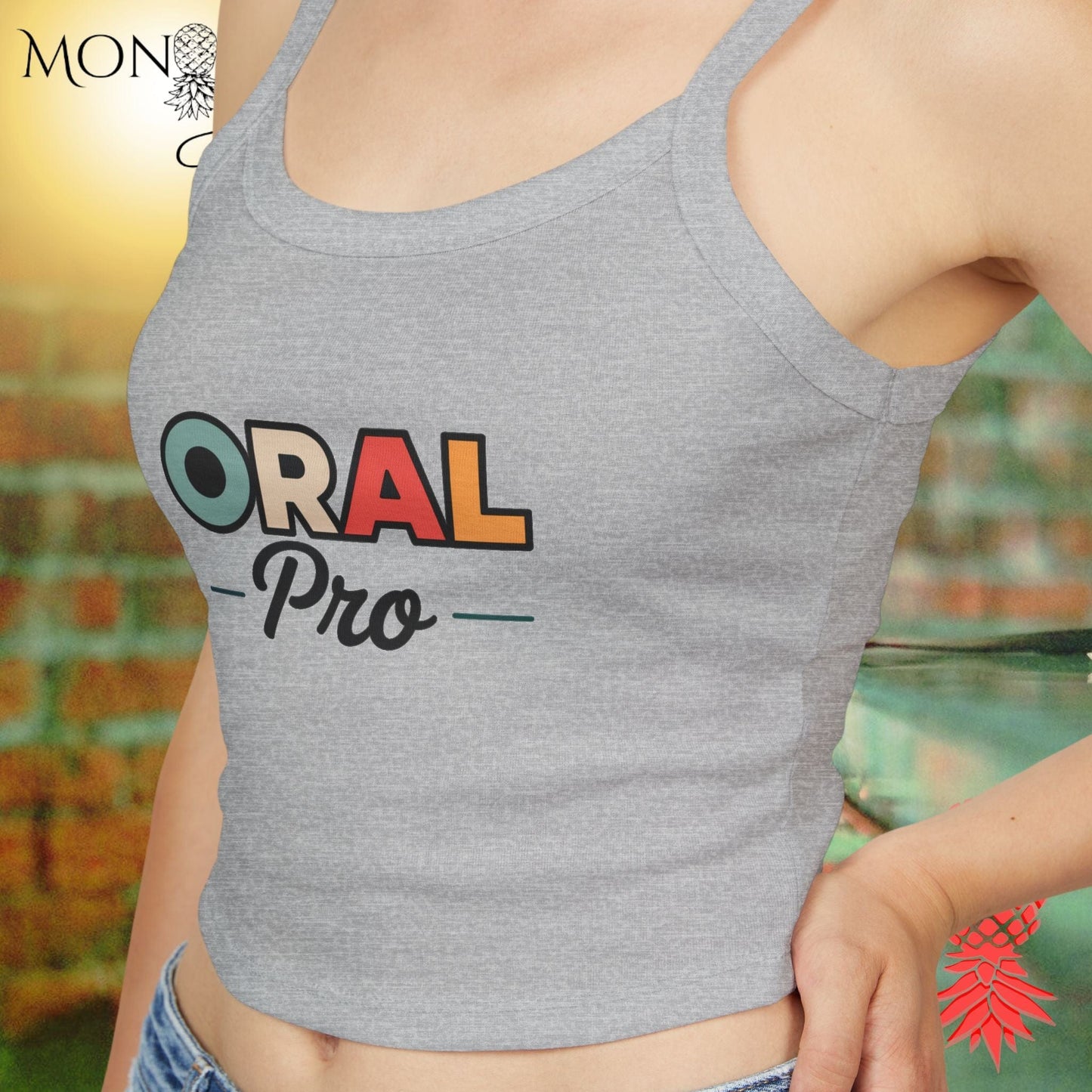 Oral Pro Ladies Crop Tank