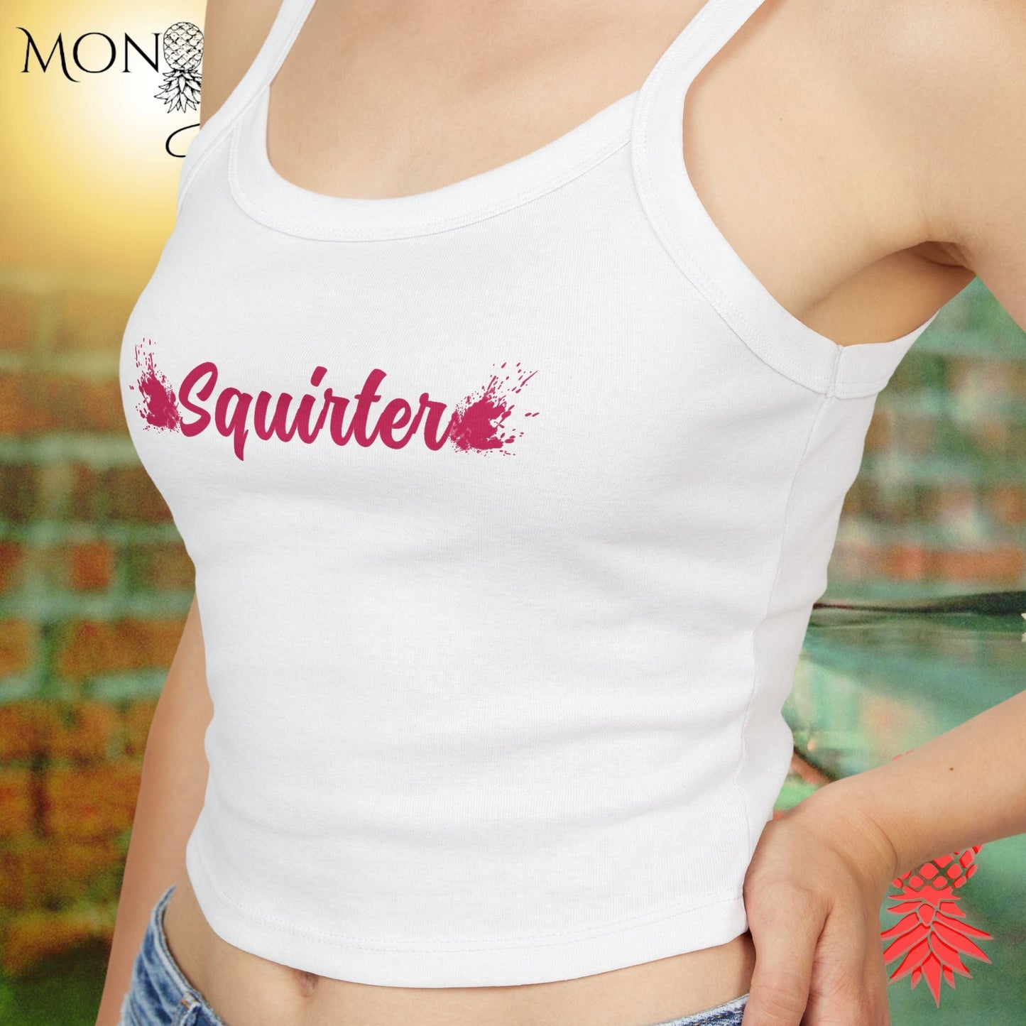 Squirter Ladies Crop Tank