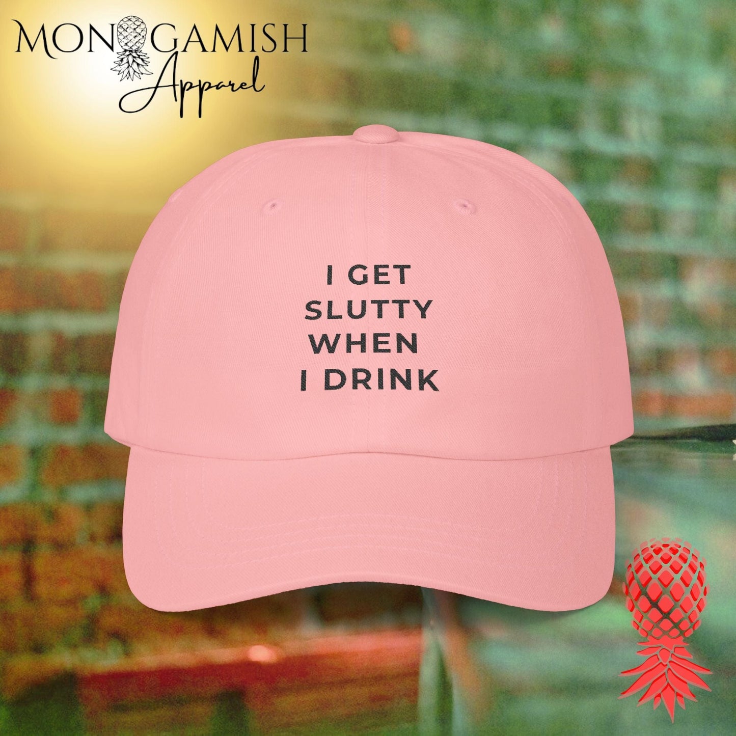 Getting Slutty Embroidered Hat