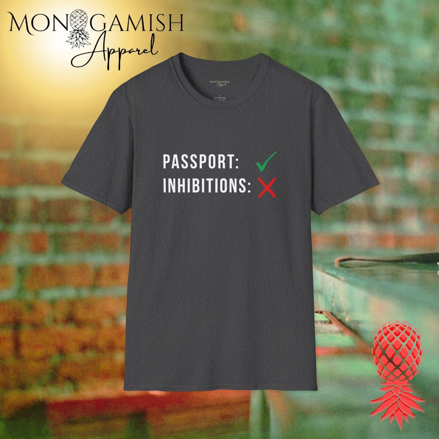 Passport without Inhibitions Unisex Tee