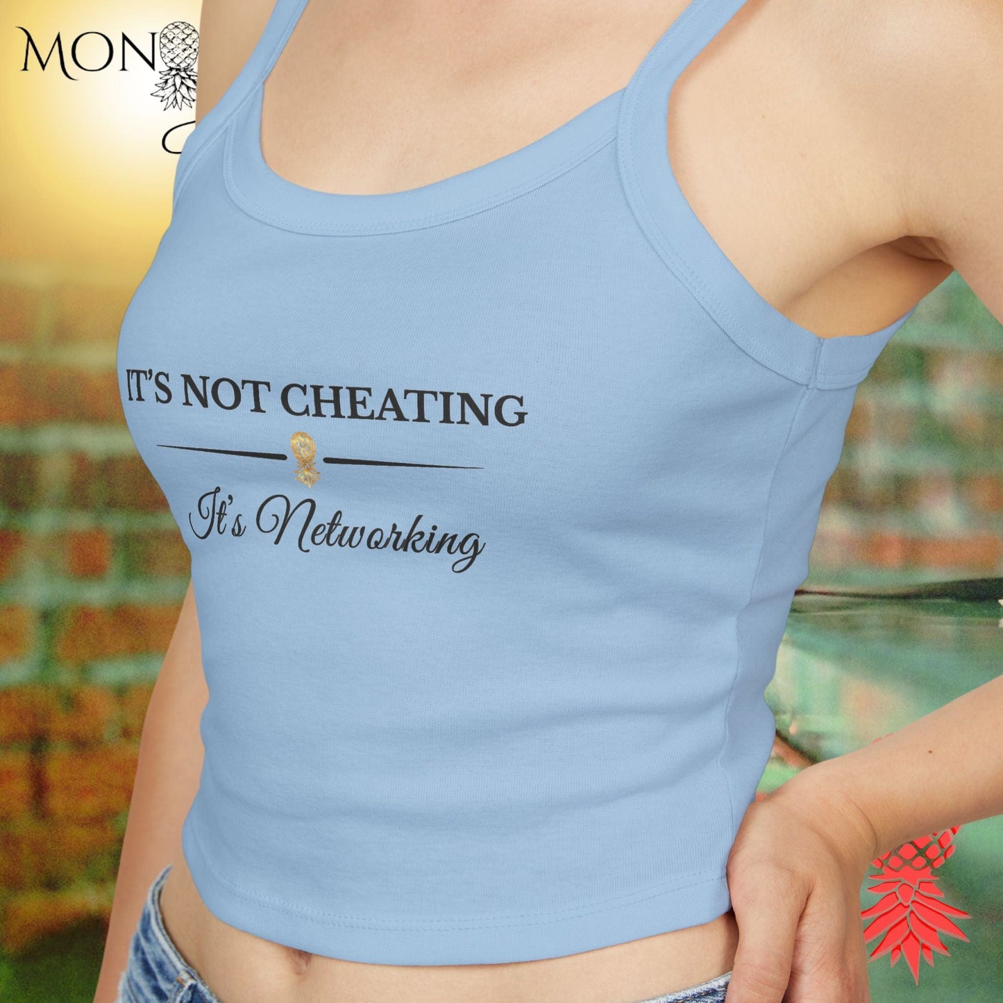 We love to Network Ladies Crop Tank
