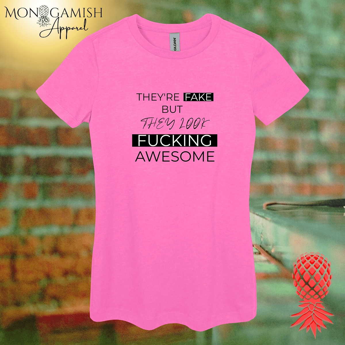 Fake but Awesome Women's Tee