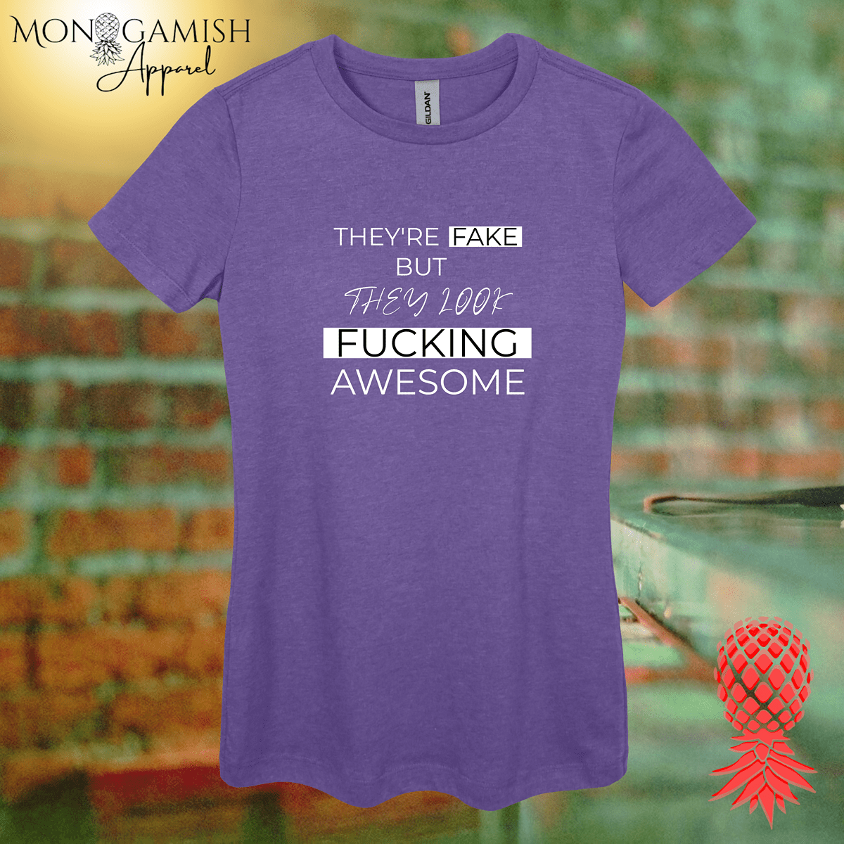 Fake but Awesome Women's Tee