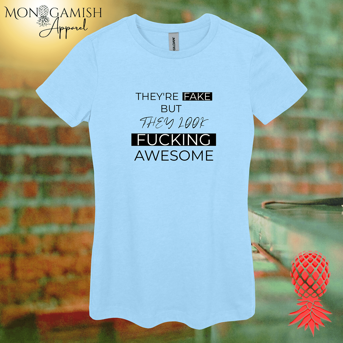 Fake but Awesome Women's Tee