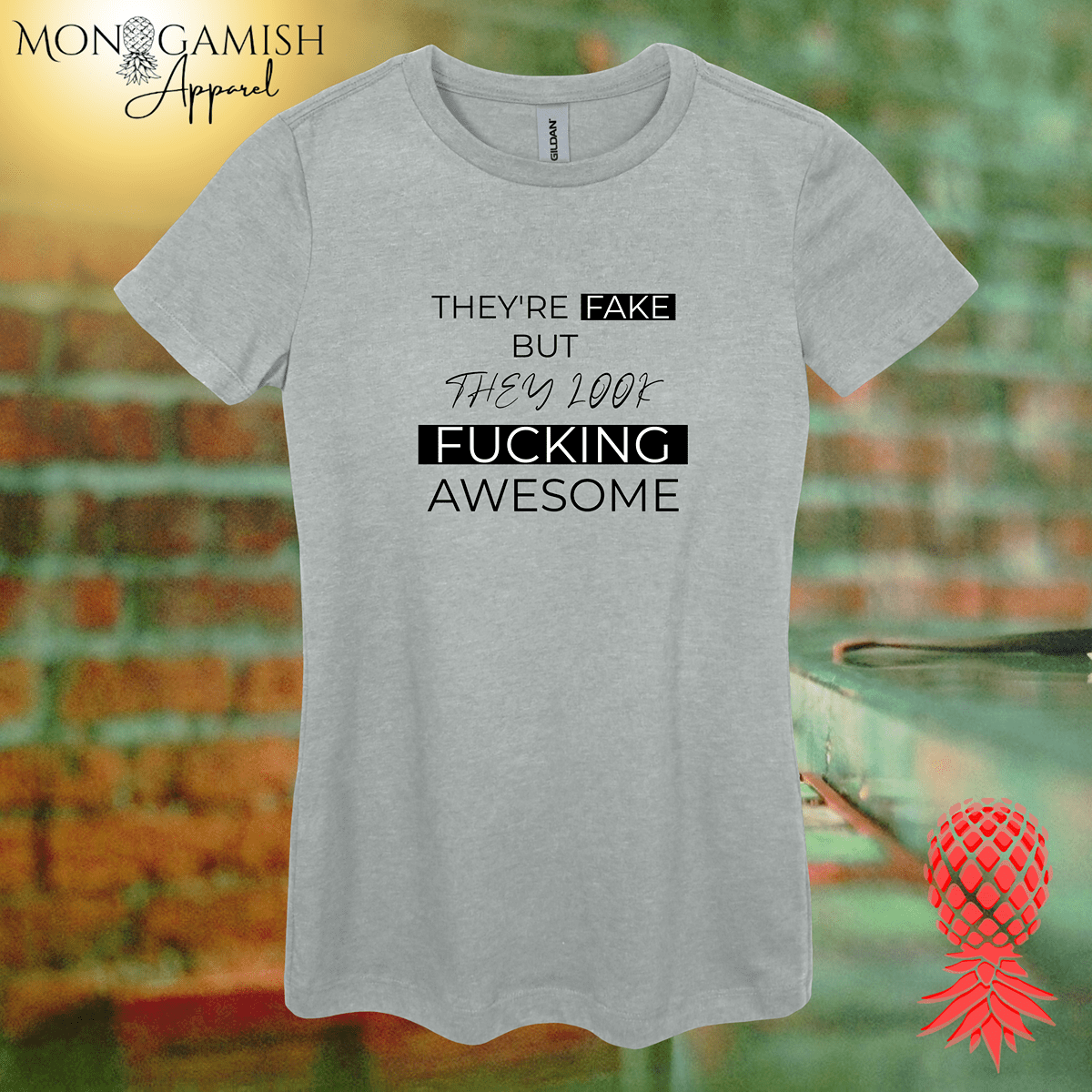 Fake but Awesome Women's Tee