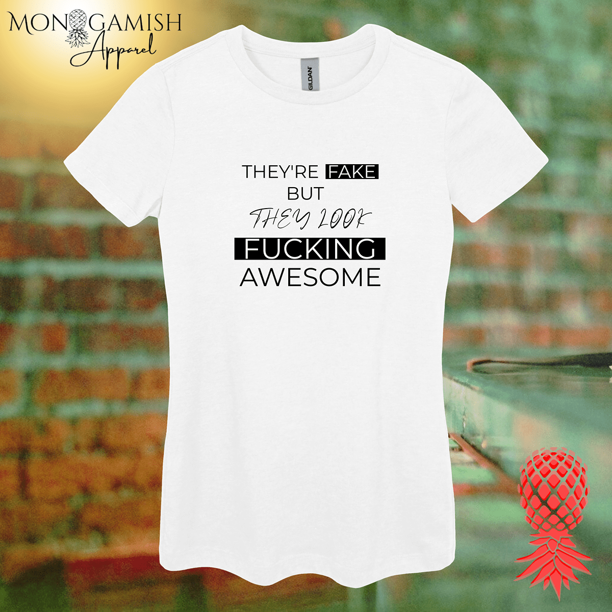 Fake but Awesome Women's Tee