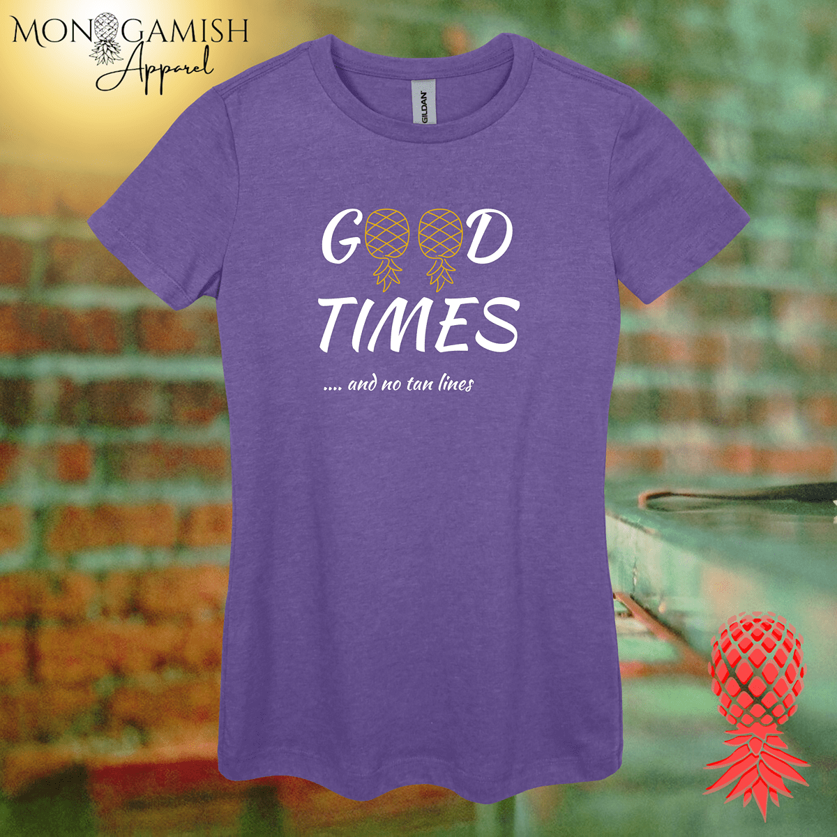 Good Times and No Tan Lines Woman's Tee