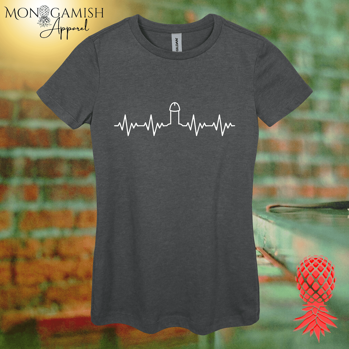 Heartbeat Hard On Woman's Tee