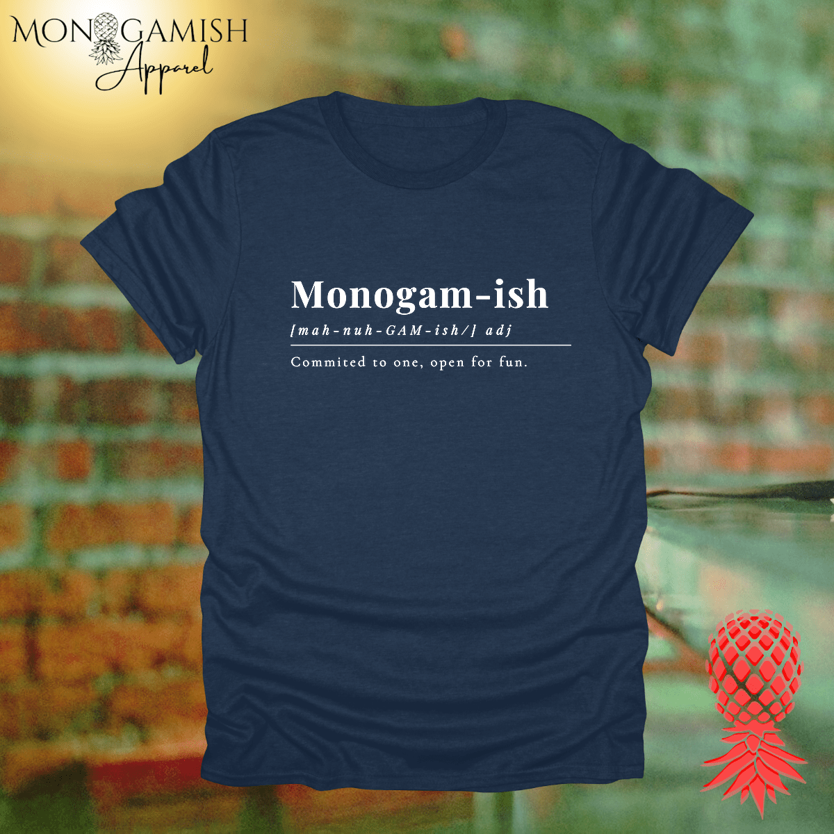 Monogamy Committed but Open Unisex Tee