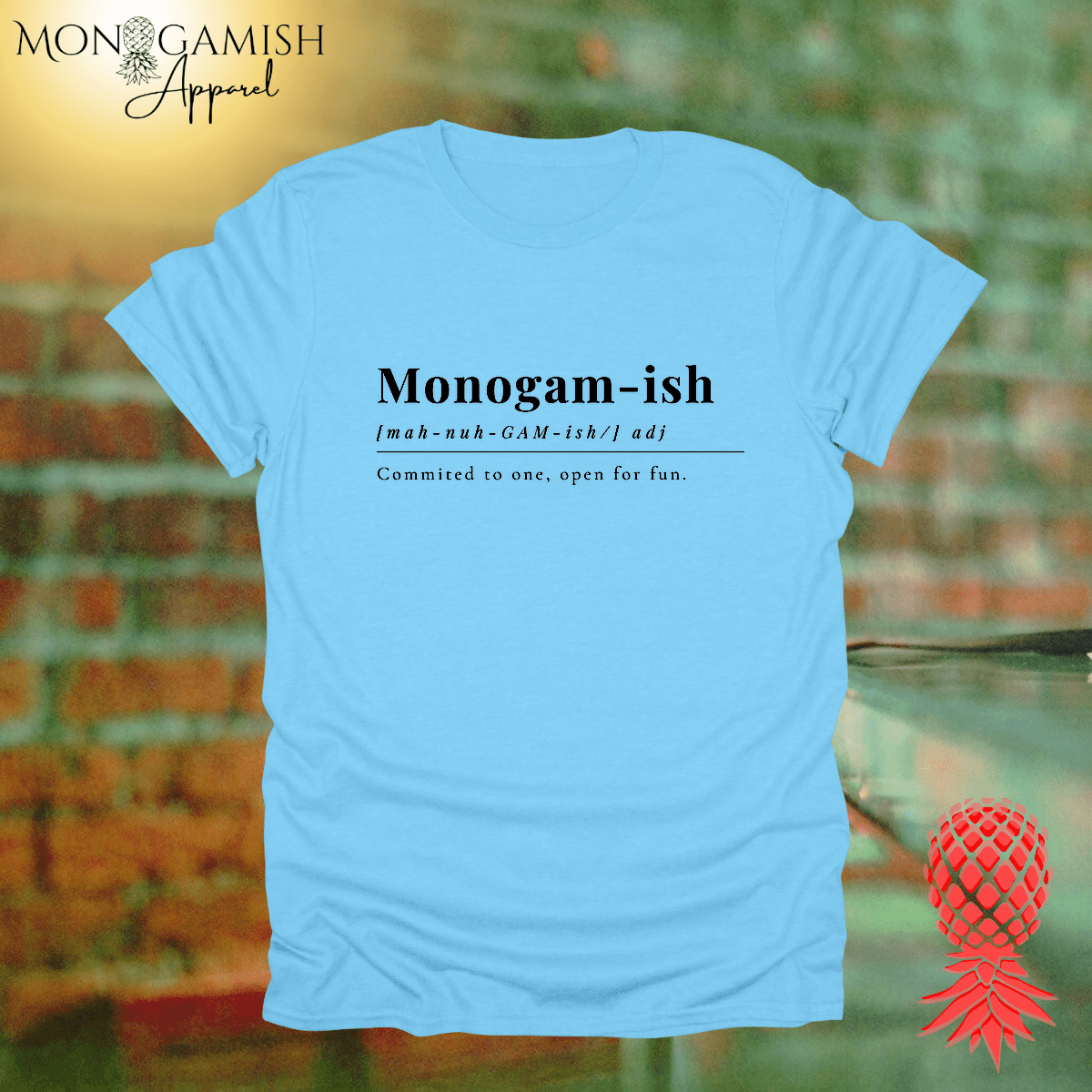 Monogamy Committed but Open Unisex Tee