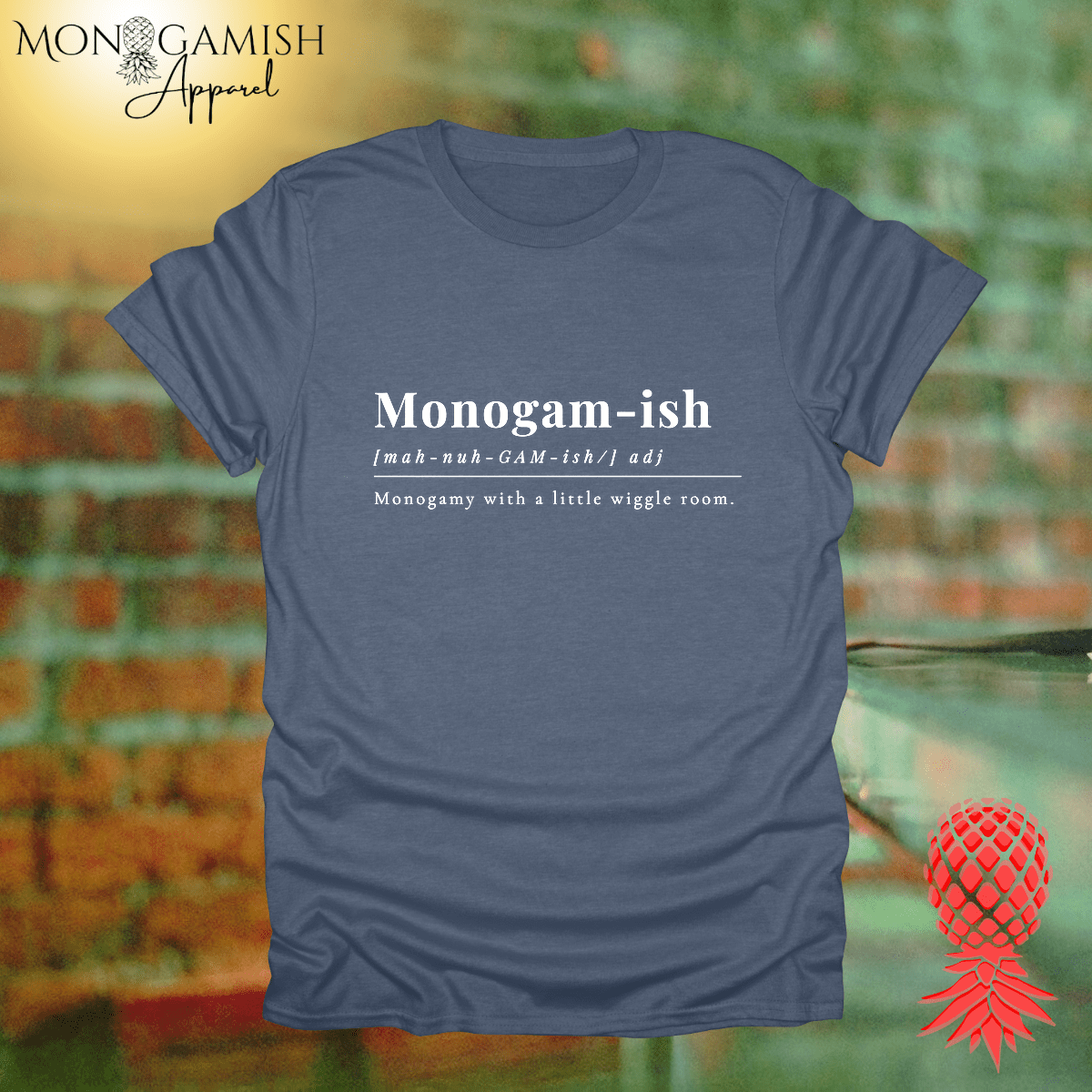 Monogamy with some Wiggle Room Unisex Tee