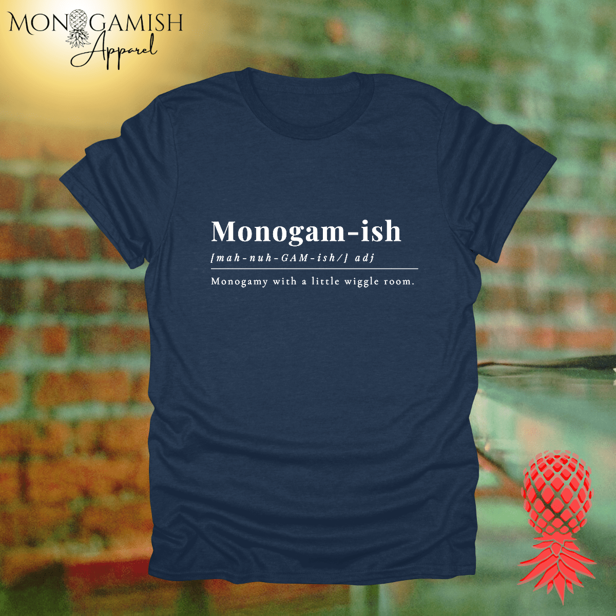 Monogamy with some Wiggle Room Unisex Tee
