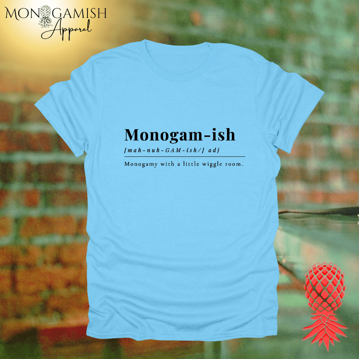 Monogamy with some Wiggle Room Unisex Tee