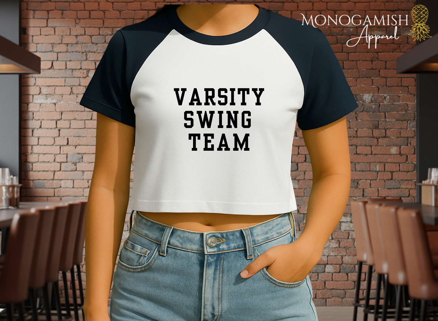 Varsity Swing Team Crop Tee